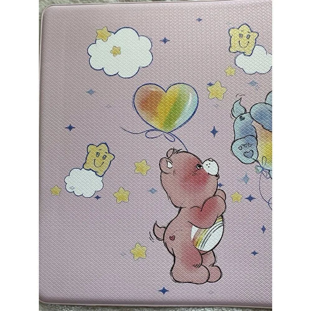 Care Bears Anti Fatigue Kitchen‎ Mat 18”x 30” PVC Rainbow Cloud Heart Balloons